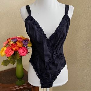 Victoria’s Secret Satin and Lace Wrap Teddy
